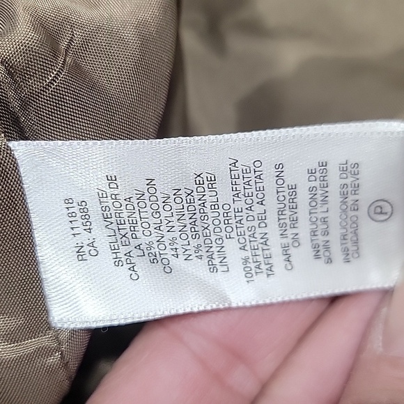 Michael Kors, SIze 10 Beige / Khaki Jacket, A-Line Style, Excellent Used Cond. - Picture 11 of 11